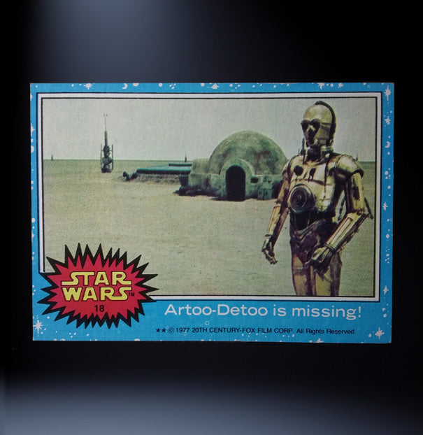 Image of #19 Searching for the little droid 1977 Topps Star Wars Trading Card