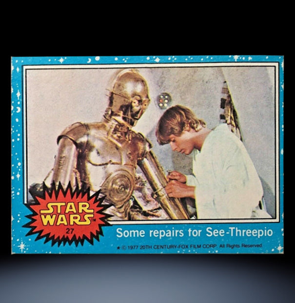 Image of #27 Some repairs for C-3PO 1977 Topps Star Wars Trading Card