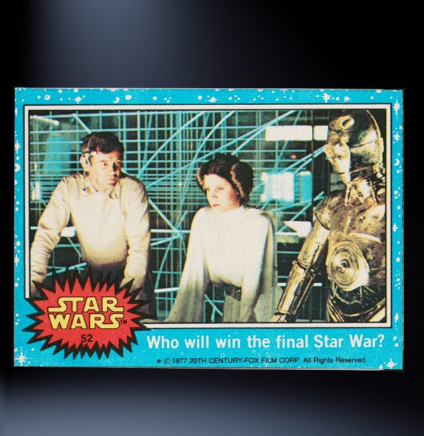 Image of #52 Who will win the final Star War 1977 Topps Star Wars Trading Card