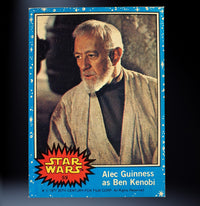 Image of #59 Alec Guinness as Ben Kenobi 1977 Topps Star Wars Trading Card