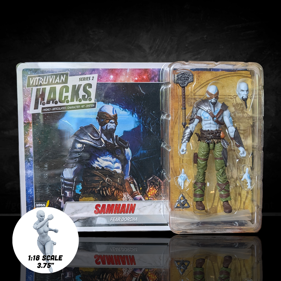 Samhain the Fear Dorcha -Vitruvian H.A.C.K.S. 1:18 Scale Action Figure