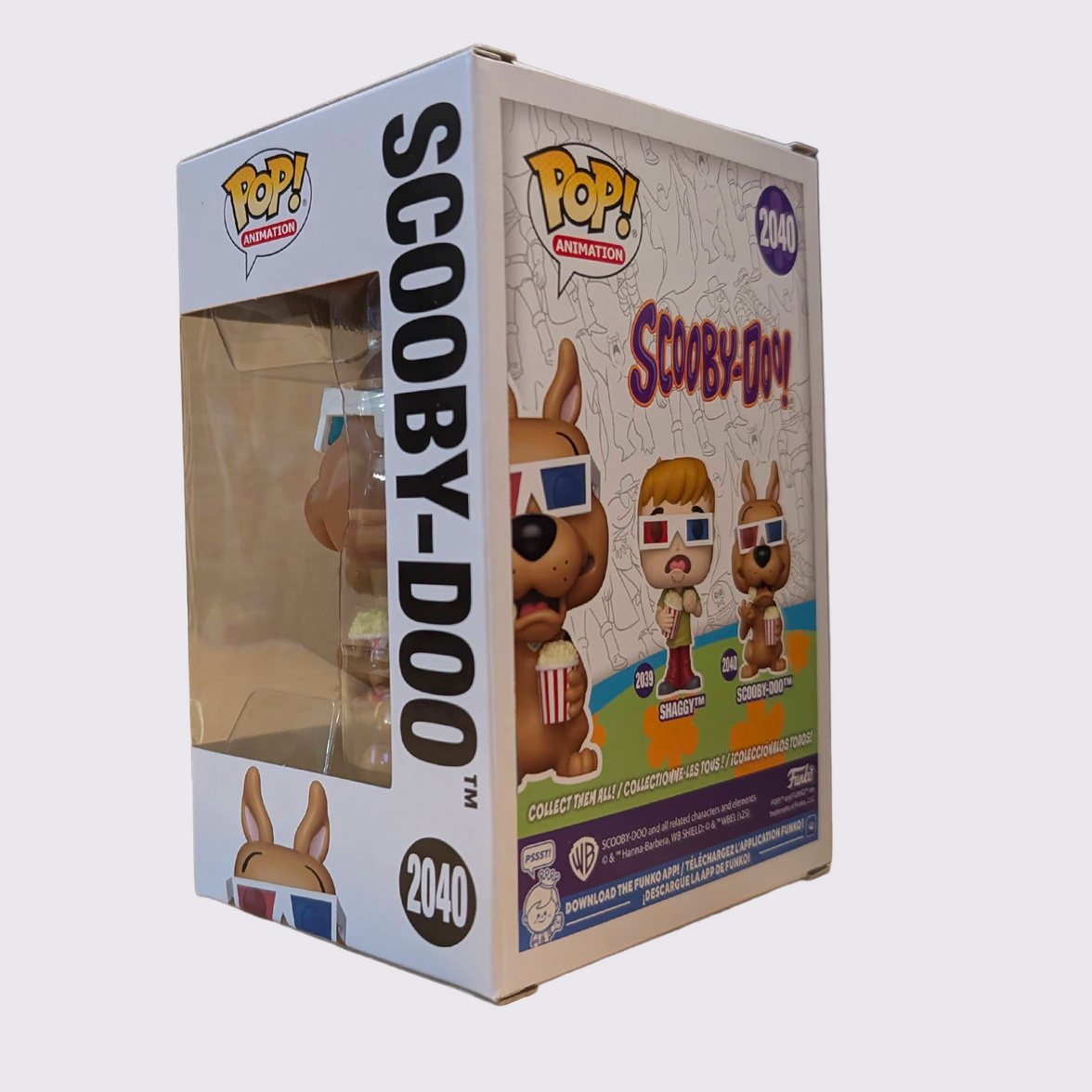Scooby-Doo with Popcorn Funko Pop! Vinyl Figure #2040 New In Protector