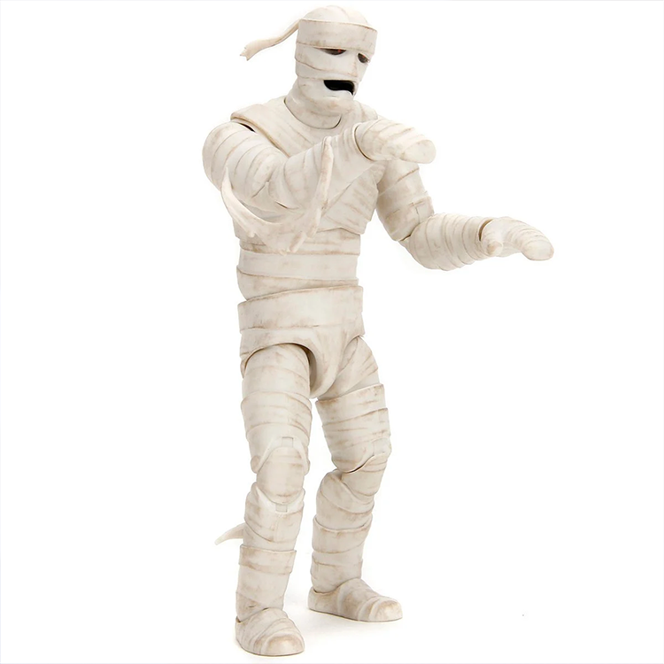 1:12 scale Mummy of Ankha action figure by Jada Toys with detailed tattered bandages and poseable limbs