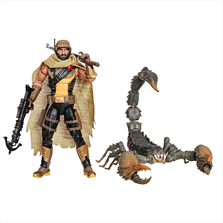 Hasbro G.I. Joe Desert Scorpion and SKRP10N-25 mechanical scorpion 6-inch action figures set
