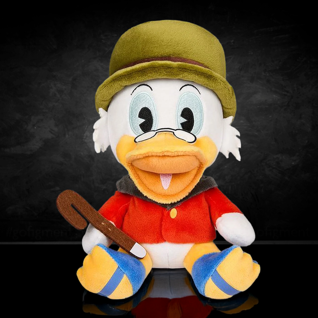 Scrooge McDuck DuckTales Disney Phunny Plush Kidrobot 7.5”