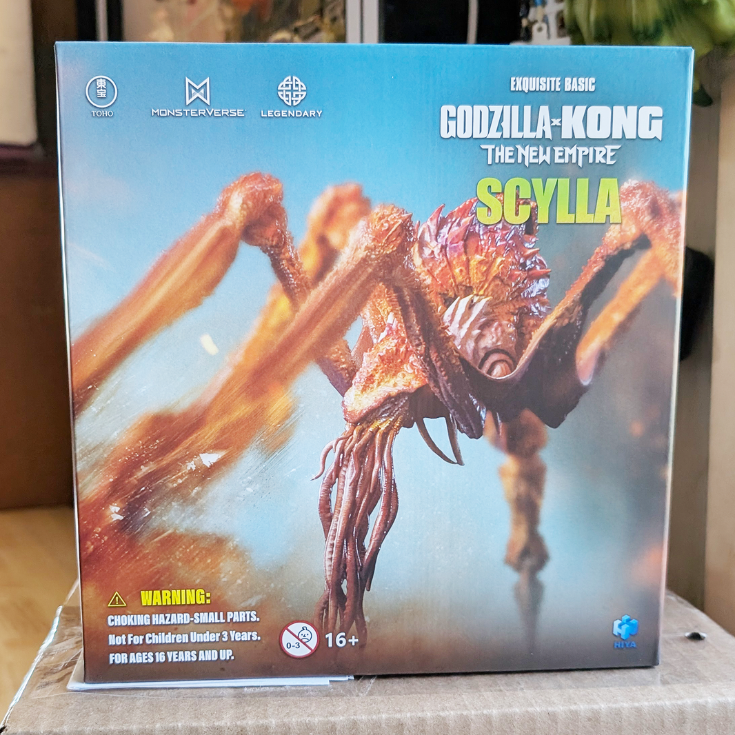 Scylla Godzilla x Kong The New Empire Hiya Toys Exquisite Basic Action Figure NIB