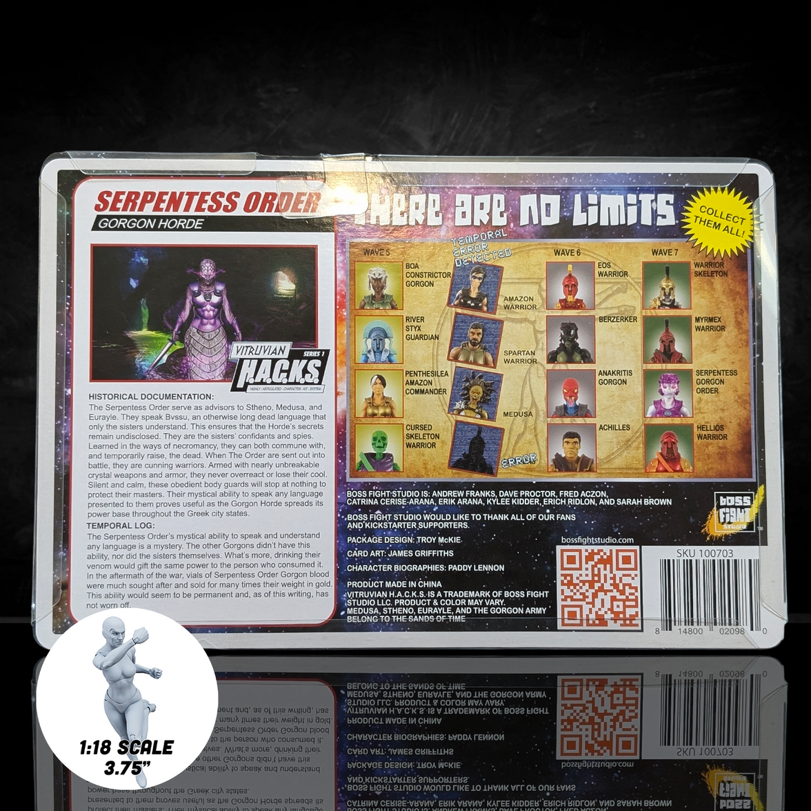 Serpentess Order of the Gorgon Horde -Vitruvian H.A.C.K.S. 1:18 Scale Action Figure