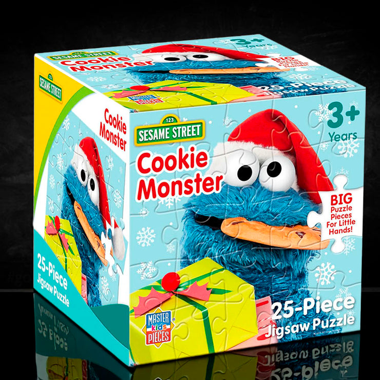Master Pieces Sesame Street Cookie Monster 25-piece holiday jigsaw puzzle for children ages 3 and up