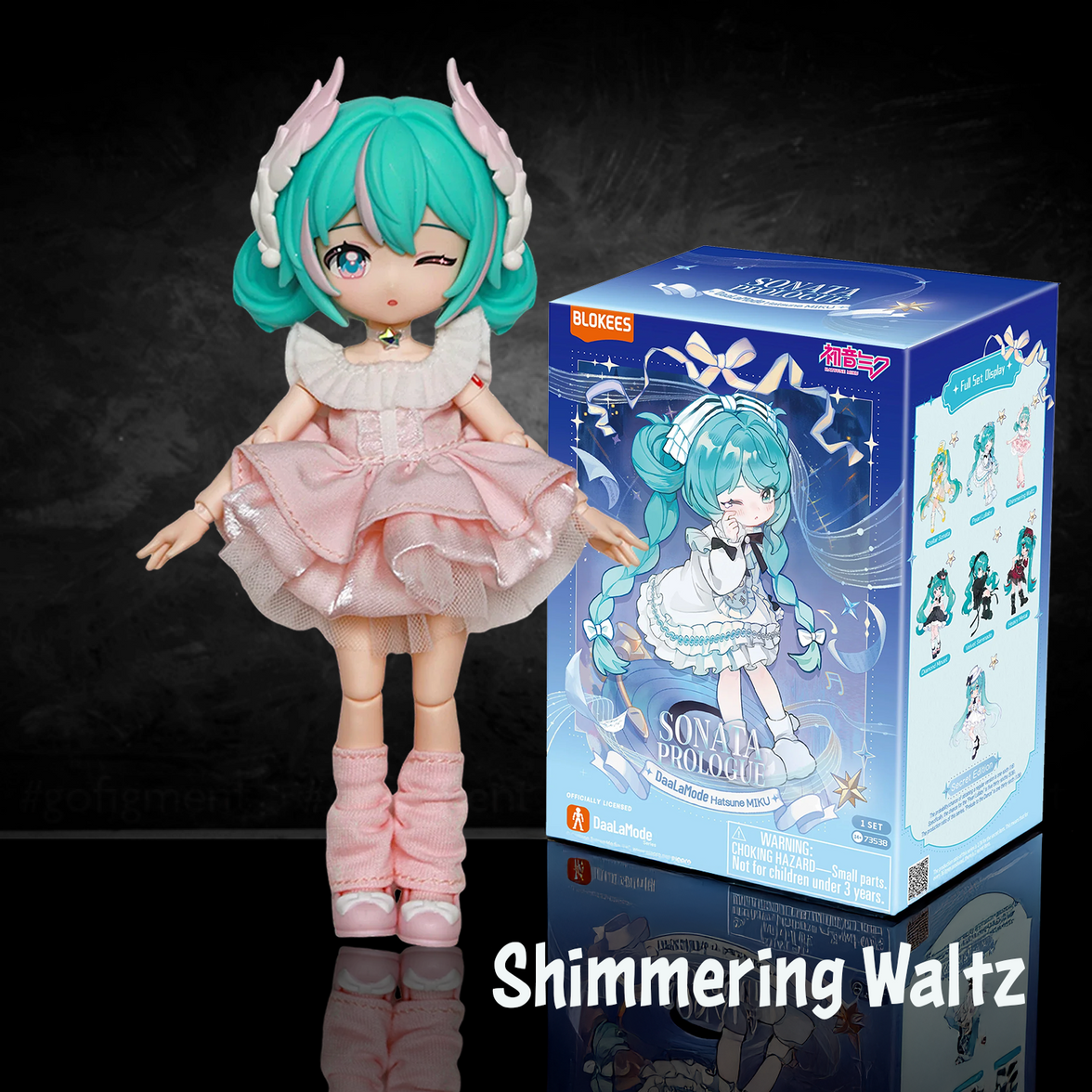 Hatsune Miku DaaLaMode Series U-PICK Sonata Prologue Blokees Model Kit