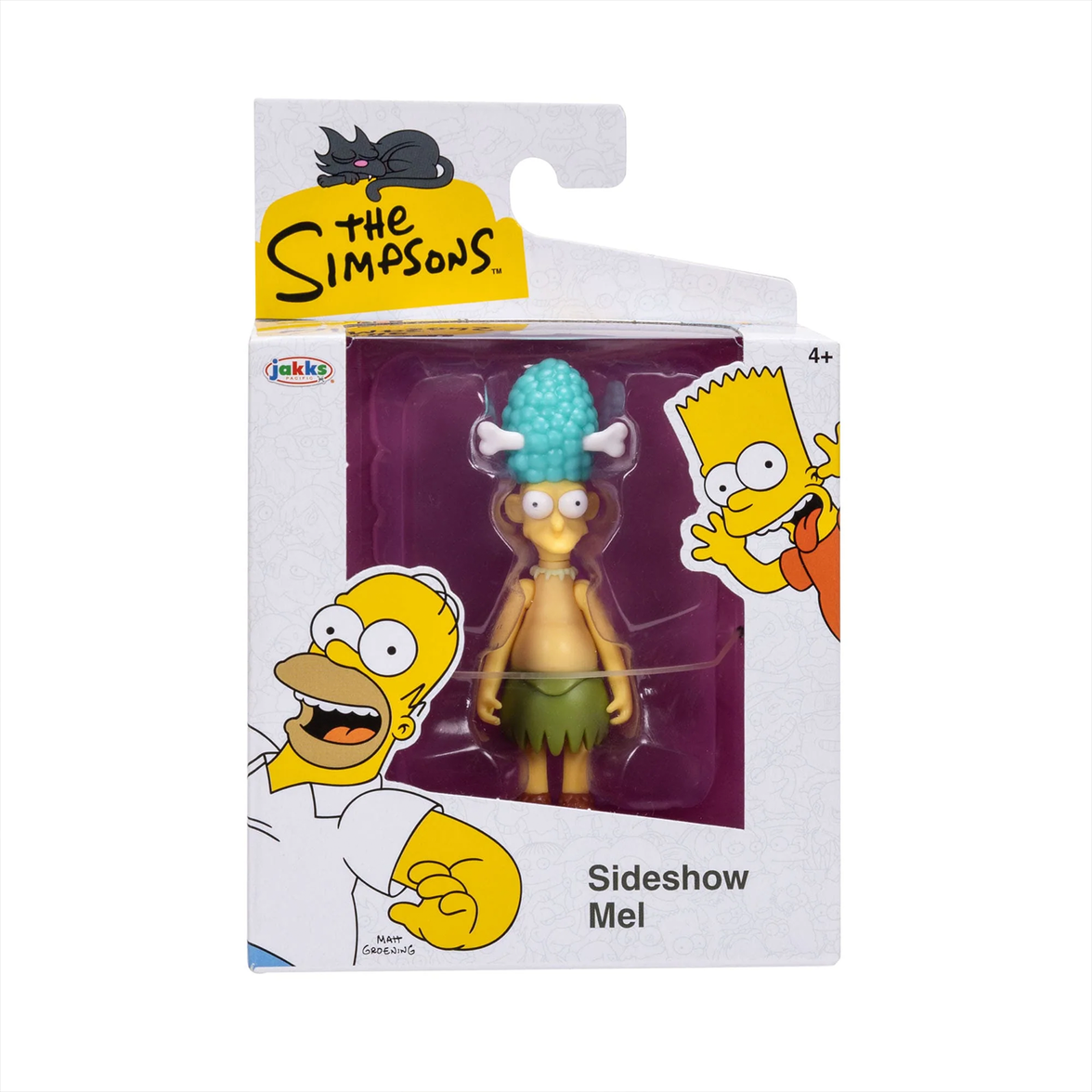Sideshow Mel The Simpsons 2.5" Action Figure Jakks Pacific Wave 7