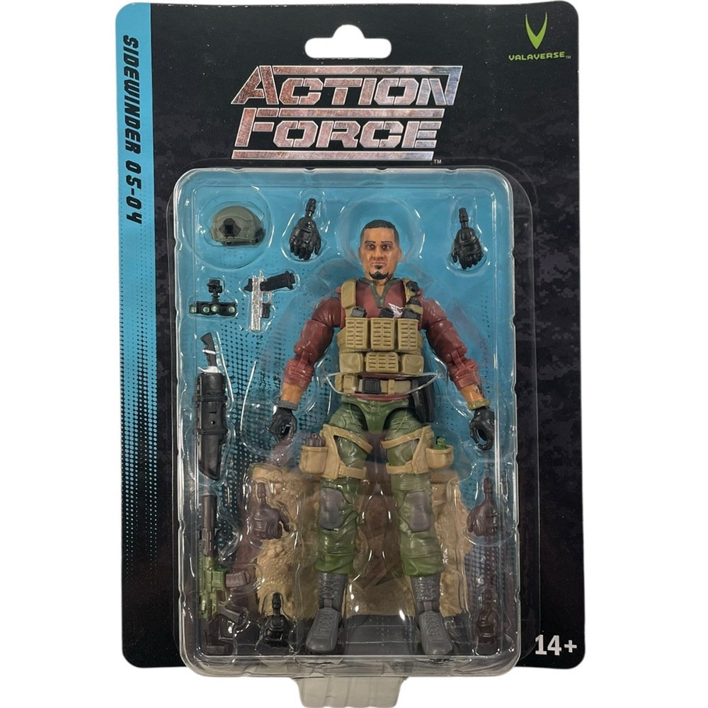 Action Force Series 5 Sidewinder Action Figure by Valaverse 1:12 Scale 6 in