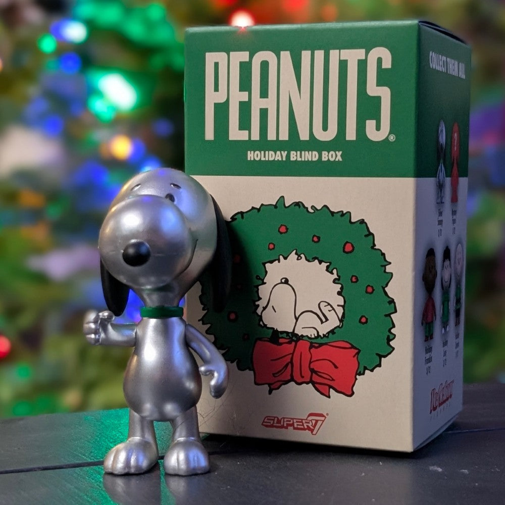 Silver Snoopy Holiday ReAction Figure 3.75" LOOSE/Confirmed - Holiday Blind Box Wave 8