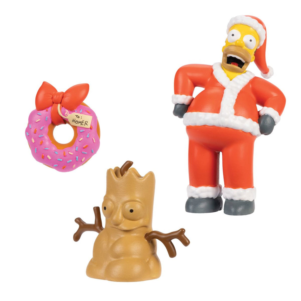 The Simpsons 1.5 Inch Jakks Pacific Advent Calendar 24 Day Countdown Holiday with Homer donut and tree figures