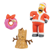The Simpsons 1.5 Inch Jakks Pacific Advent Calendar 24 Day Countdown Holiday with Homer donut and tree figures