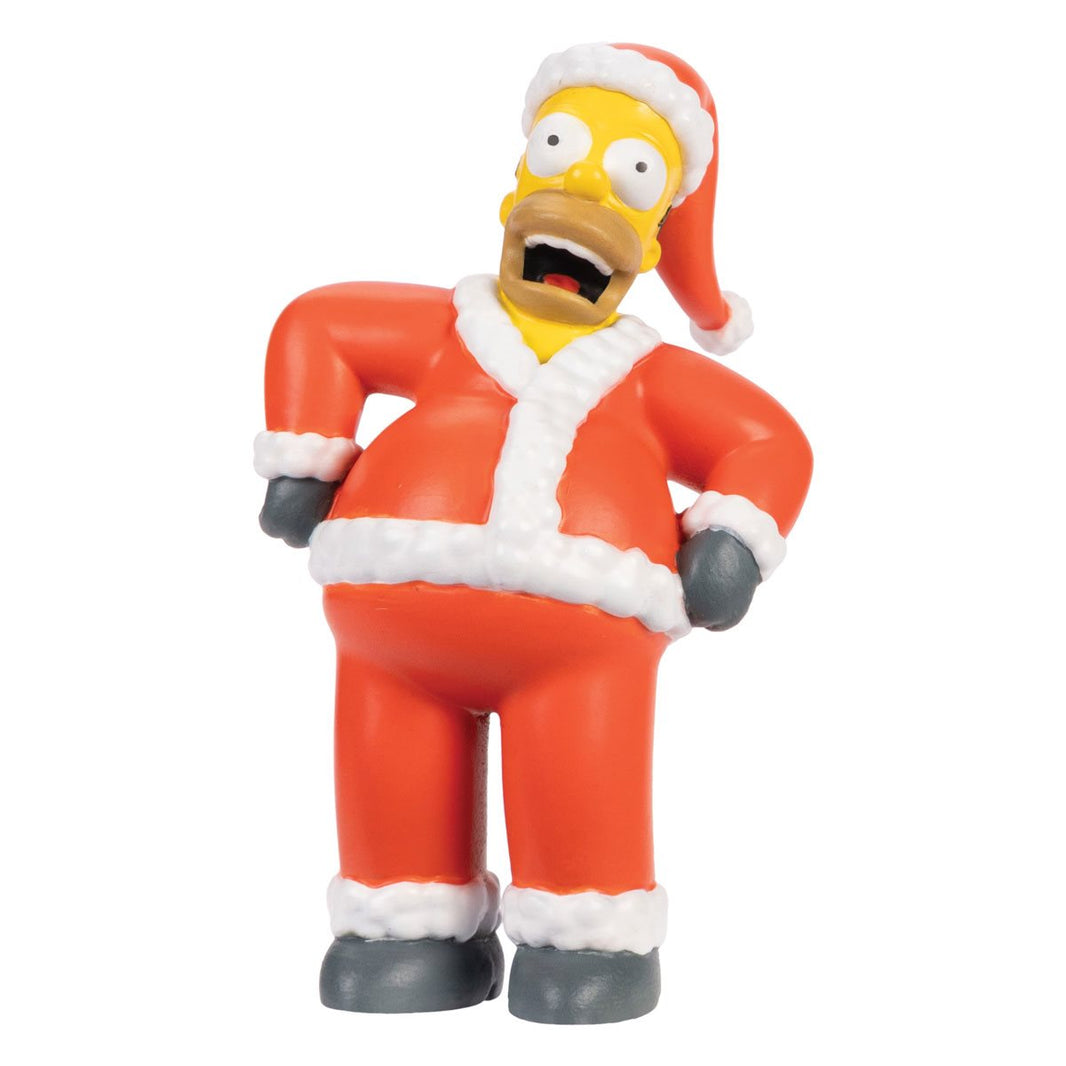 The Simpsons 1.5 Inch Jakks Pacific Advent Calendar 24 Day Countdown Holiday with Homer Santa figure