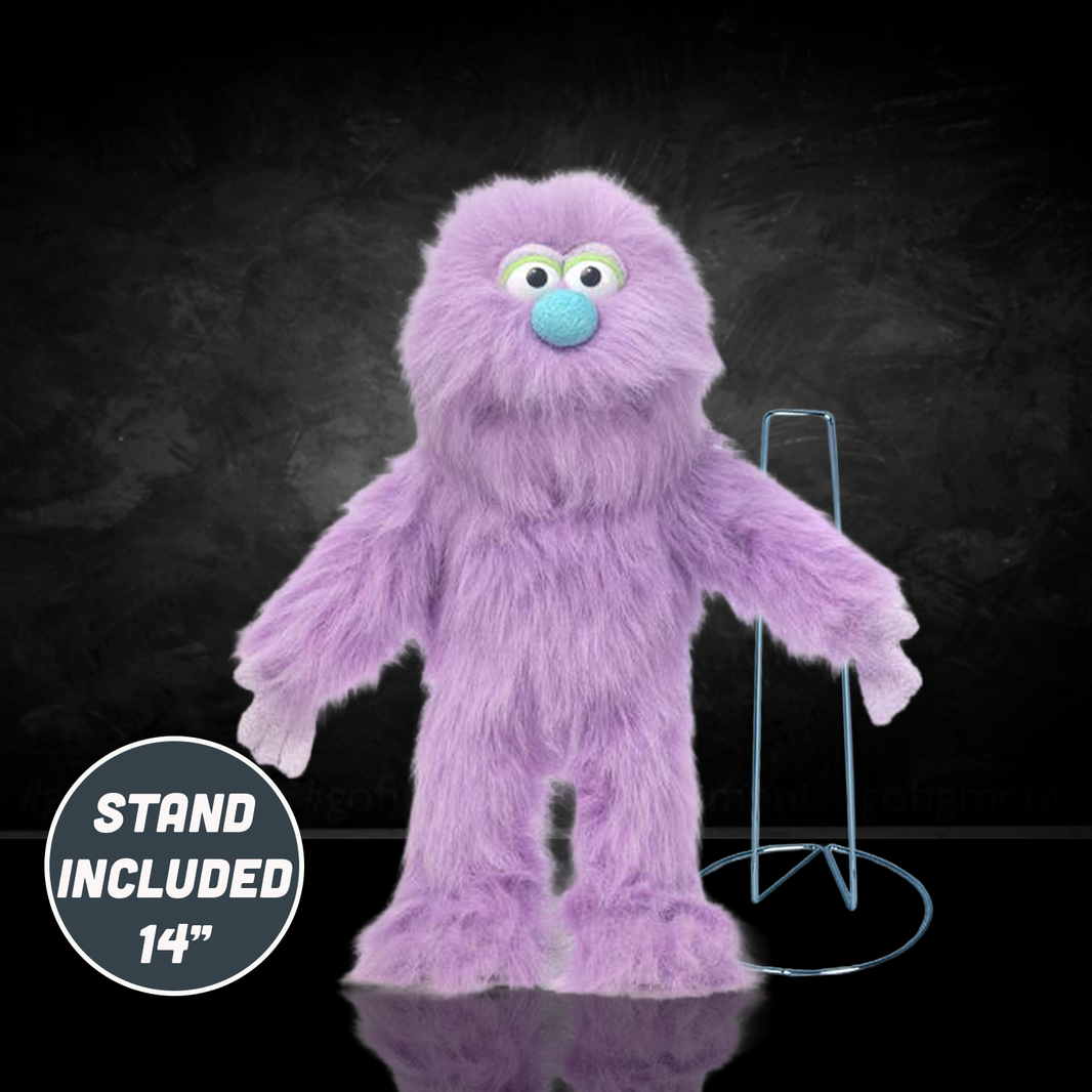 Silly Puppets Gumboil Purple Monster Puppet - 14