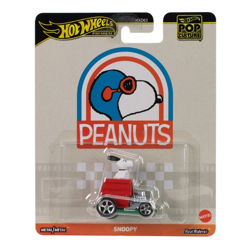Peanuts Hot Wheels Premium Pop Culture Snoopy 1:64 Scale Die-Cast Model