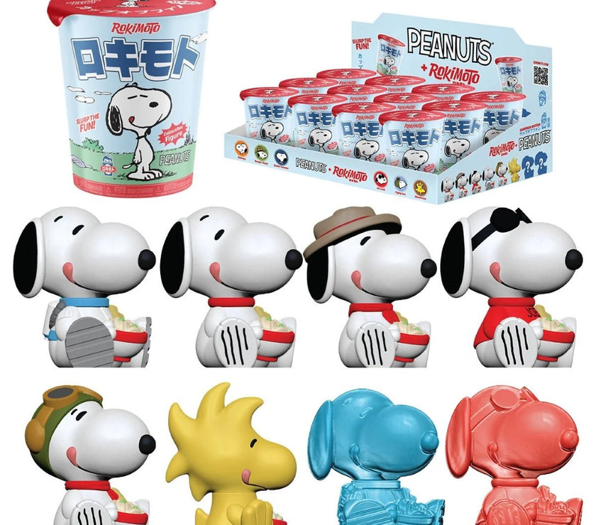 Peanuts Rokimoto Wave 2 Cup Vinyl Figure Slurprise Edition Snoopy and Friends