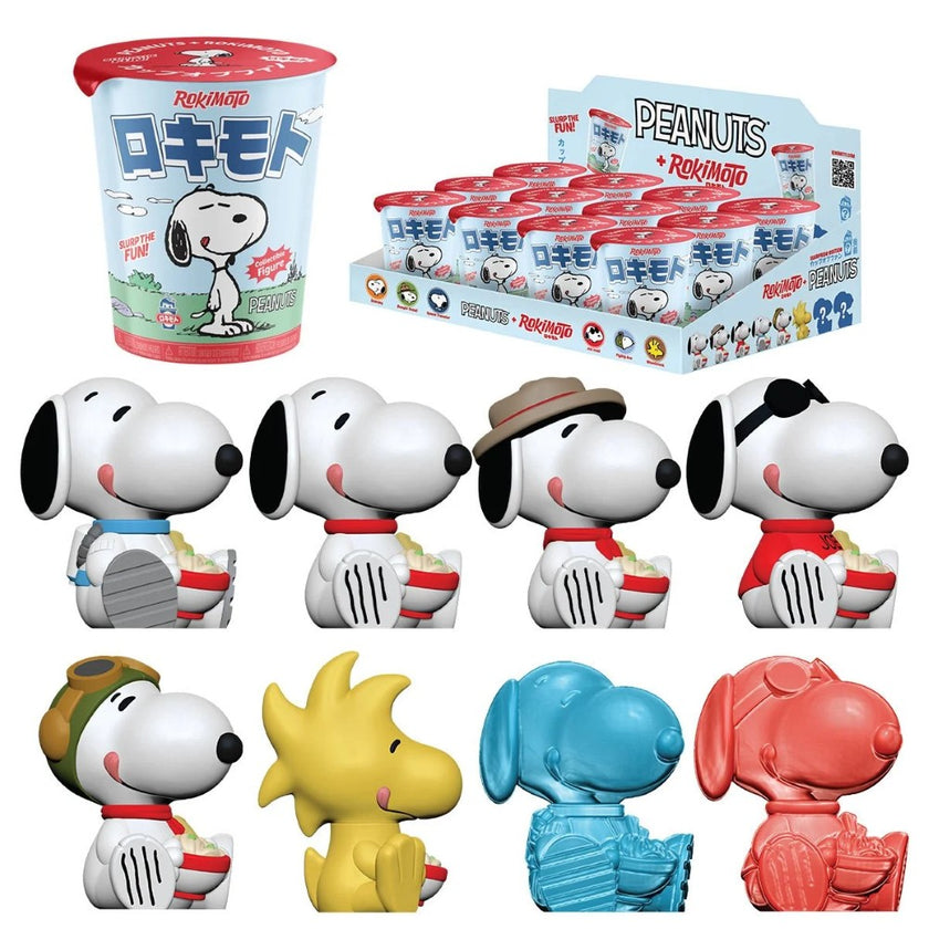 Peanuts Rokimoto Wave 2 Cup Vinyl Figure Slurprise Edition Snoopy and Friends