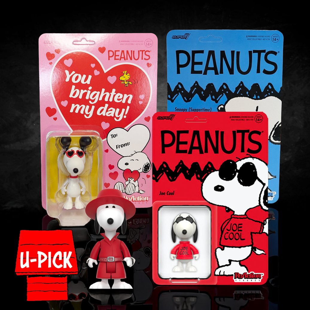 So Many Snoopies To Pick From 1:18 Scale: 3.75" Action Figure U-PICK