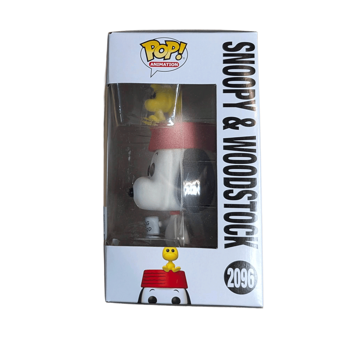Peanuts Snoopy and Woodstock Flocked Funko Pop! Vinyl Figure #2096 New In Protector
