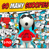 So Many Snoopies To Pick From 1:18 Scale: 3.75" Action Figure U-PICK