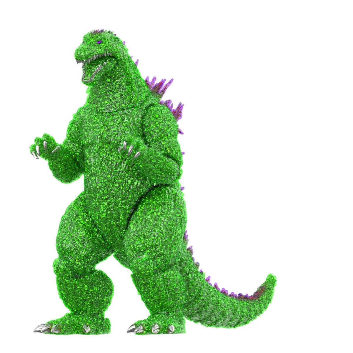 Godzilla 5.5-Inch Super7 Toho Super Kaiju Color Shock Action Figure in green