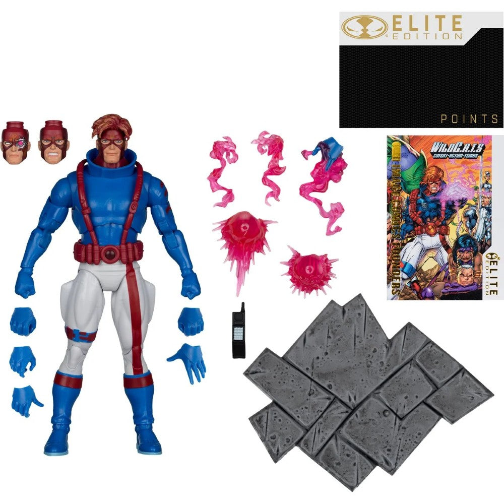Lee Spartan Wild C.A.T.S. - Founders Series 1:12 scale 7" Elite Edition Action Figure McFarlane by Go Figment collectible set