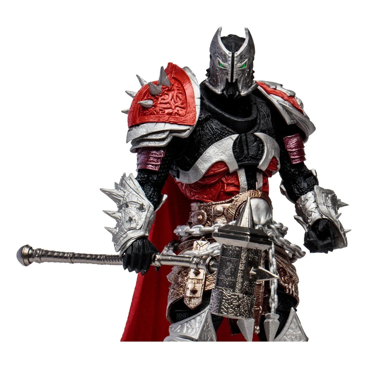 Medieval Spawn 7-Inch McFarlane Vault Wave 1 Action Figure by McFarlane Toys in red and black armor with sword