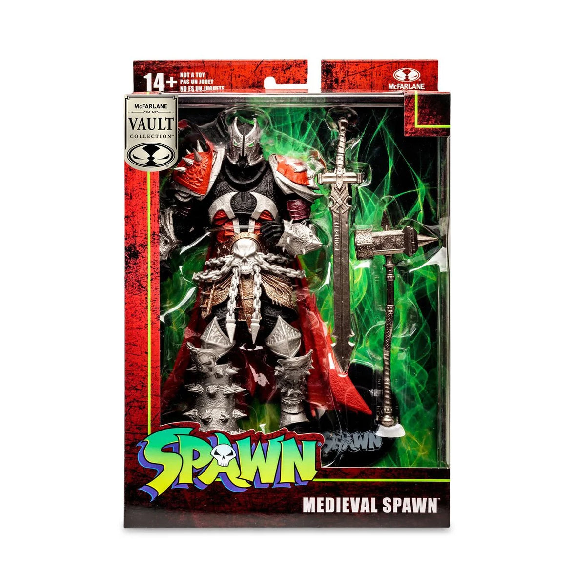Medieval Spawn 7-Inch McFarlane Vault Wave 1 Action Figure by McFarlane Toys in new packaging