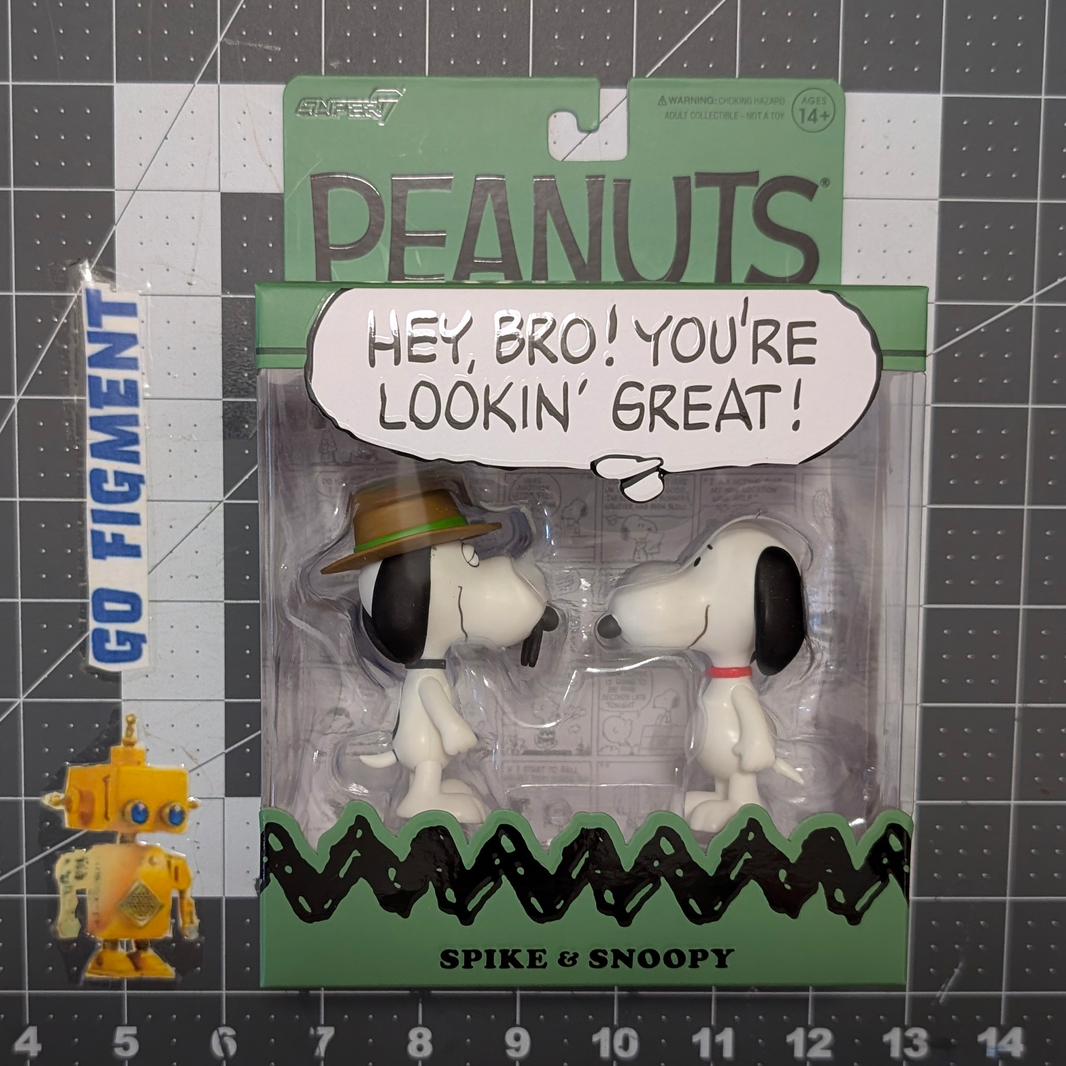 Snoopy & Spike – Peanuts ReAction Figures 2‑Pack Super7 U‑Pick Action Figure Set