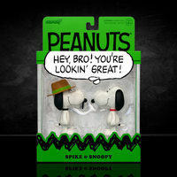 Snoopy & Spike – Peanuts ReAction Figures 2‑Pack Super7 U‑Pick Action Figure Set