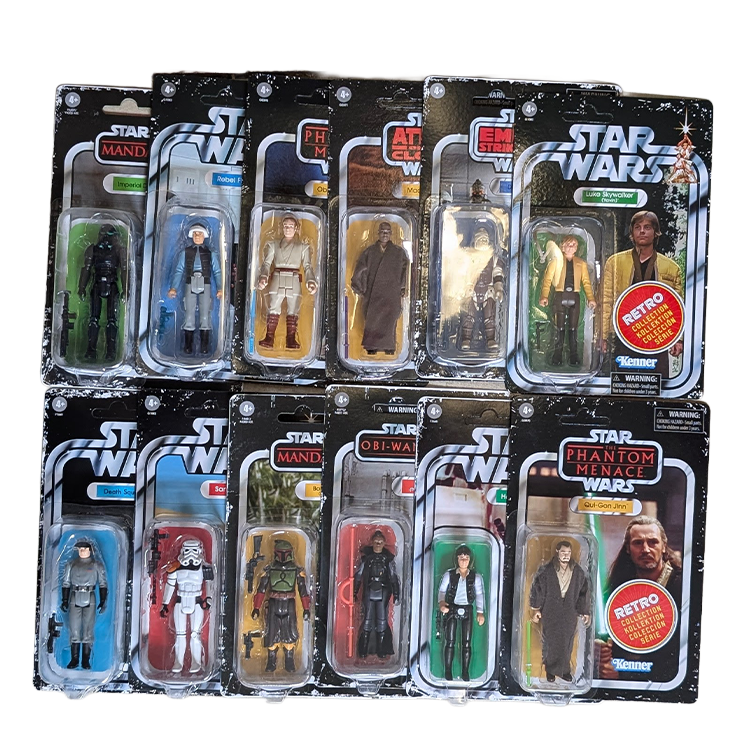 Star Wars The Retro Collection 3.75 Inch Action Figure 12 Pack Set Red 5 Assortment Sold as Set