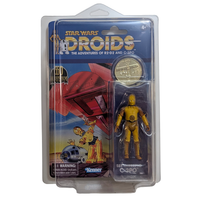 C-3PO from Droids 1:18 | 3.75" Star Wars The Vintage Collection Action Figure with coin and case