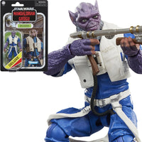 Zeb Orrelios Star Wars The Vintage Collection 1:18 scale 3.75" Action Figure by Kenner with weapon accessory displayed.