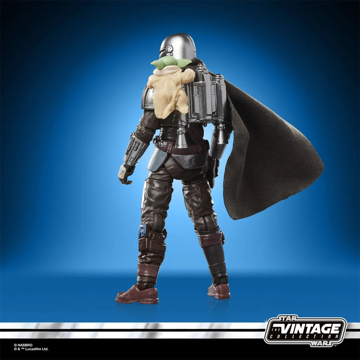 Star Wars The Vintage Collection The Mandalorian & Grogu Deluxe 3 3/4-Inch Action Figure