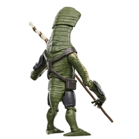 Amani Guard 4.5 Inch Hasbro Action Figure Star Wars VC419 Deluxe rear view with staff