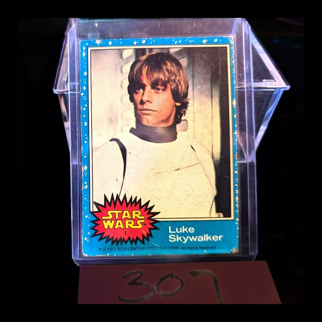 Image of #1 Luke Skywalker (507) 1977 Topps Star Wars Trading Card