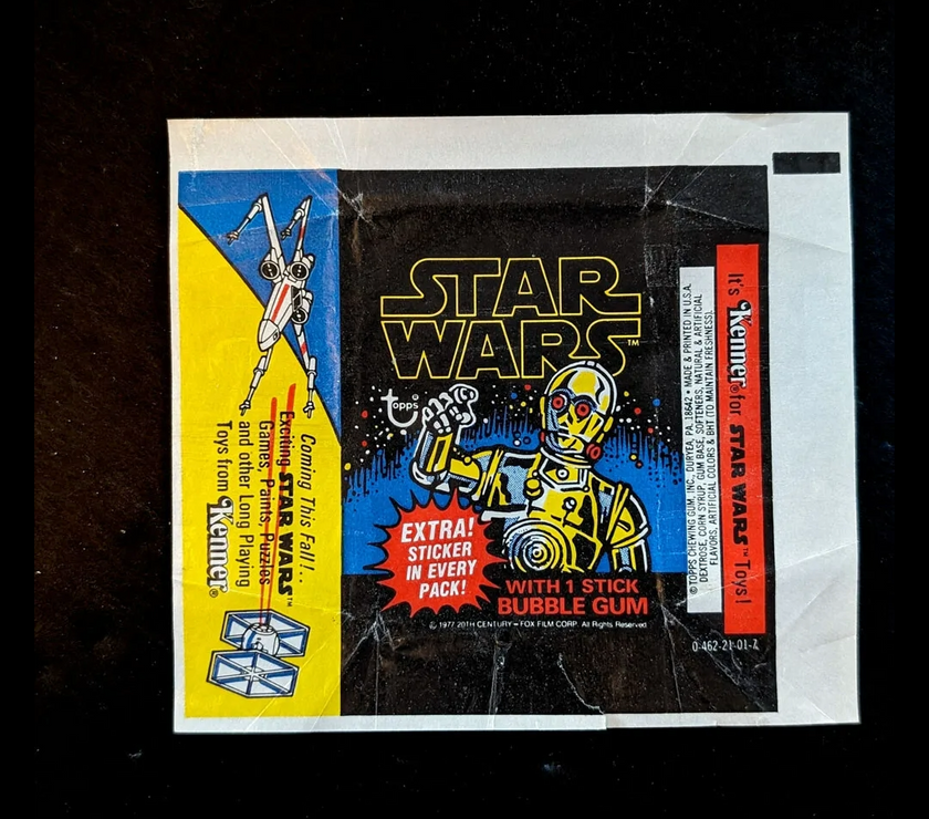 Image of #1 Luke Skywalker (407) 1977 Topps Star Wars Trading Card