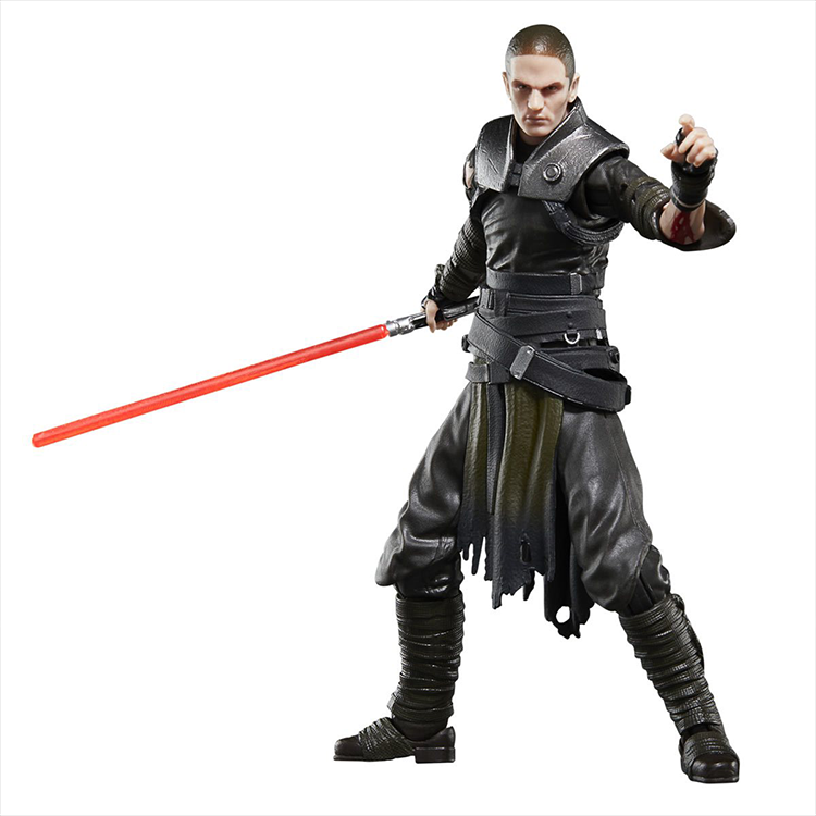 Hasbro Star Wars Black Series 6-inch Starkiller action figure with red lightsaber and detailed outfit poseable collectible