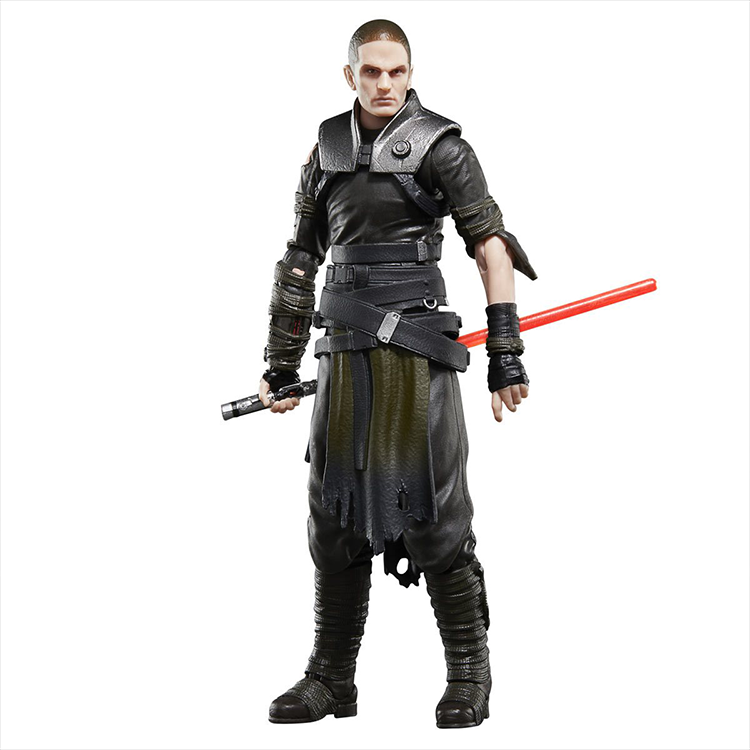 Hasbro Star Wars The Black Series 6-inch Starkiller action figure with red lightsaber and detailed outfit