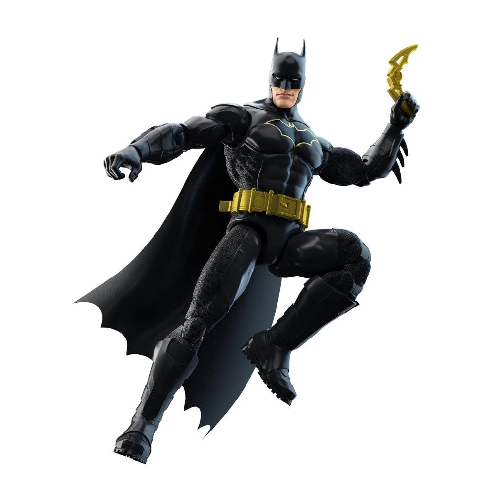 Stealth Suit Batman Action Figure Mattel DC Premiere Wave 2 Core Set New by Go Figment in dynamic pose holding a batarang
