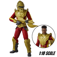 Stellar Guard 4" Boss Fight Studio Action Figure Hero HACKS Articulated with gold armor, red suit, and axe