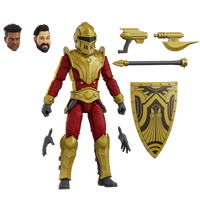 Stellar Guard 4" Boss Fight Studio Action Figure Hero HACKS Articulated with alternate heads, weapons, and shield
