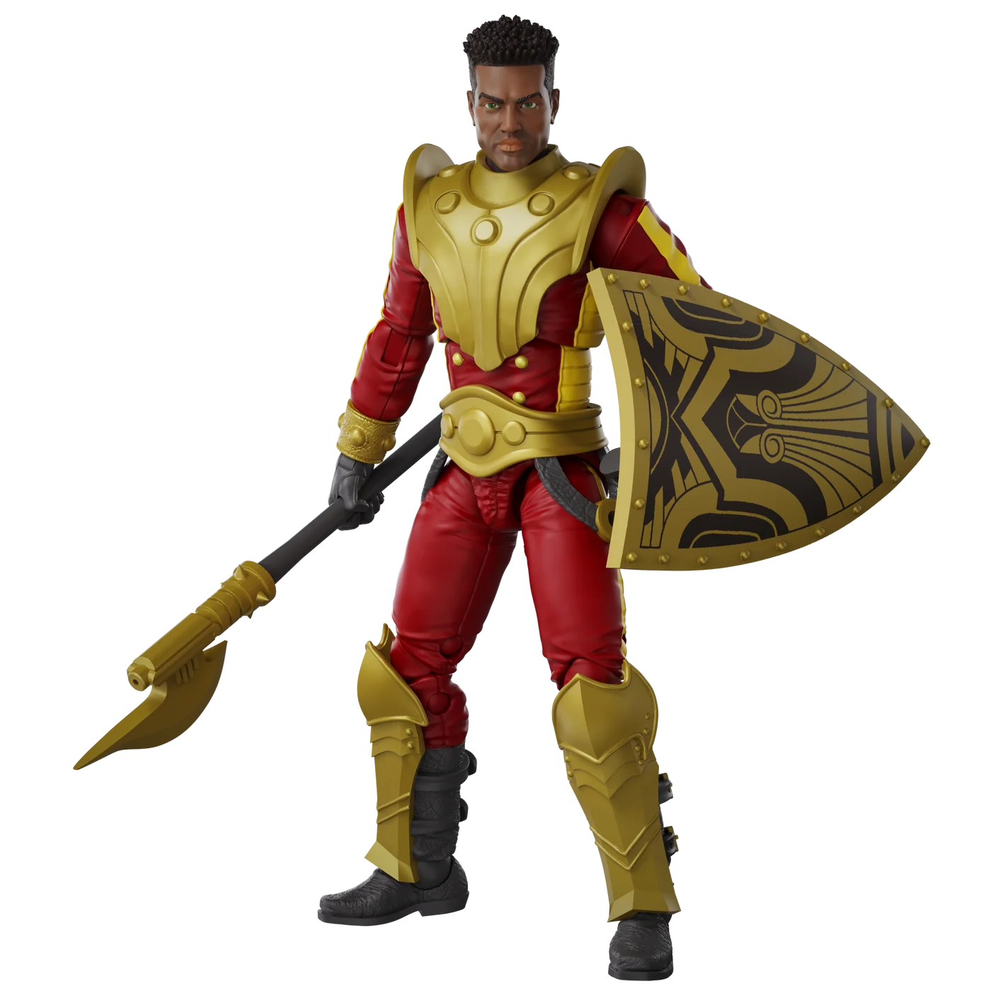 Stellar Guard 4" Boss Fight Studio Action Figure Hero HACKS Articulated with shield and spear