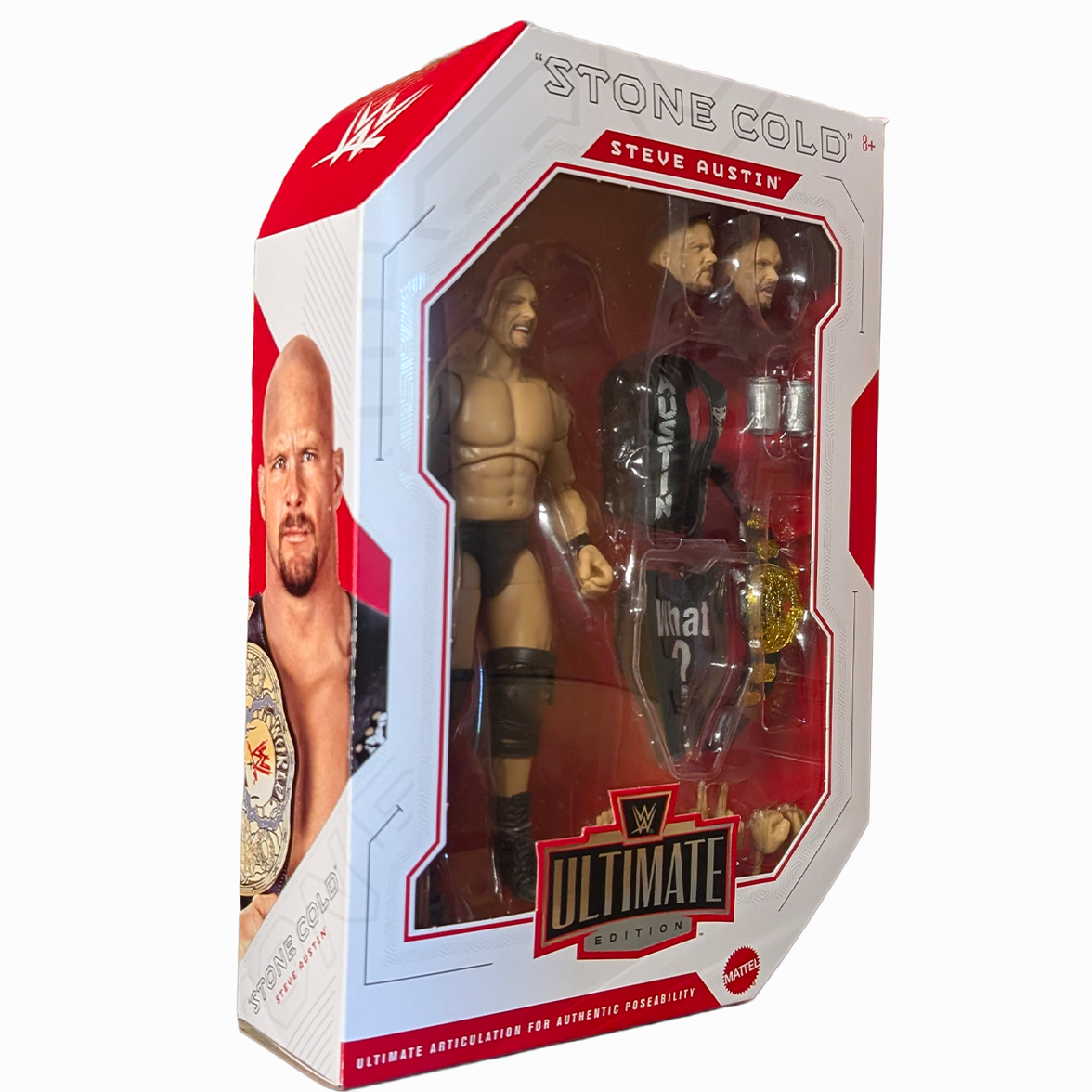 Stone Cold Steve Austin 6" Mattel Action Figure WWE Ultimate Edition Wave 32" boxed collectible by Mattel