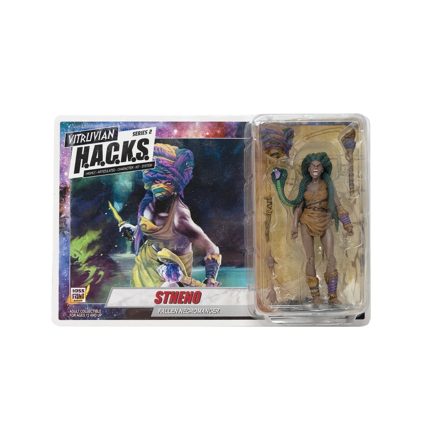 Stheno - Fallen Necromancer Vitruvian H.A.C.K.S. Action Figure: 1:18 Scale by Boss Fight Studio Llc