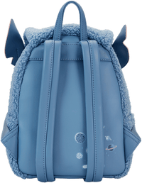 Disney Stitch Loungefly Plush Sherpa Mini-Backpack 10" High