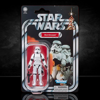 Hasbro Star Wars Vintage Collection Imperial Stormtrooper 3.75 inch action figure in Kenner style packaging