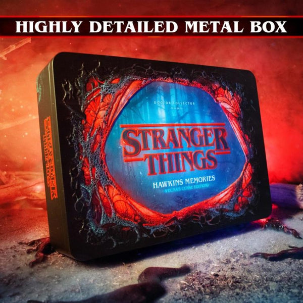 Stranger Things Hawkins Memories (Vecna's Curse Edition) Kit - Over 50 Pieces in detailed metal box by Doctor Collector